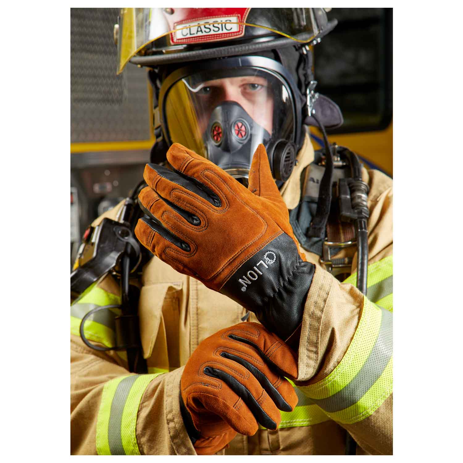LION Victory NFPA Structural Firefighting Gloves