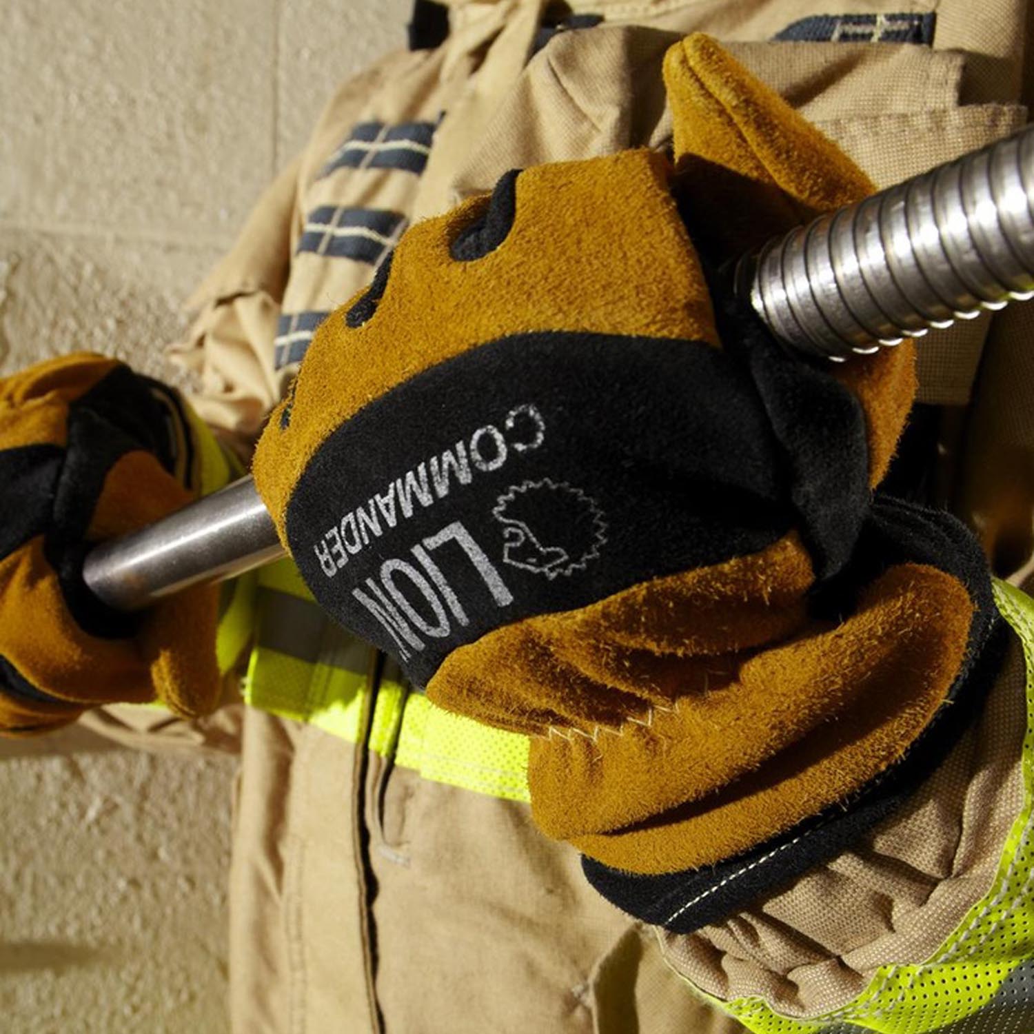 LION Commander NFPA Gauntlet Firefighting Gloves