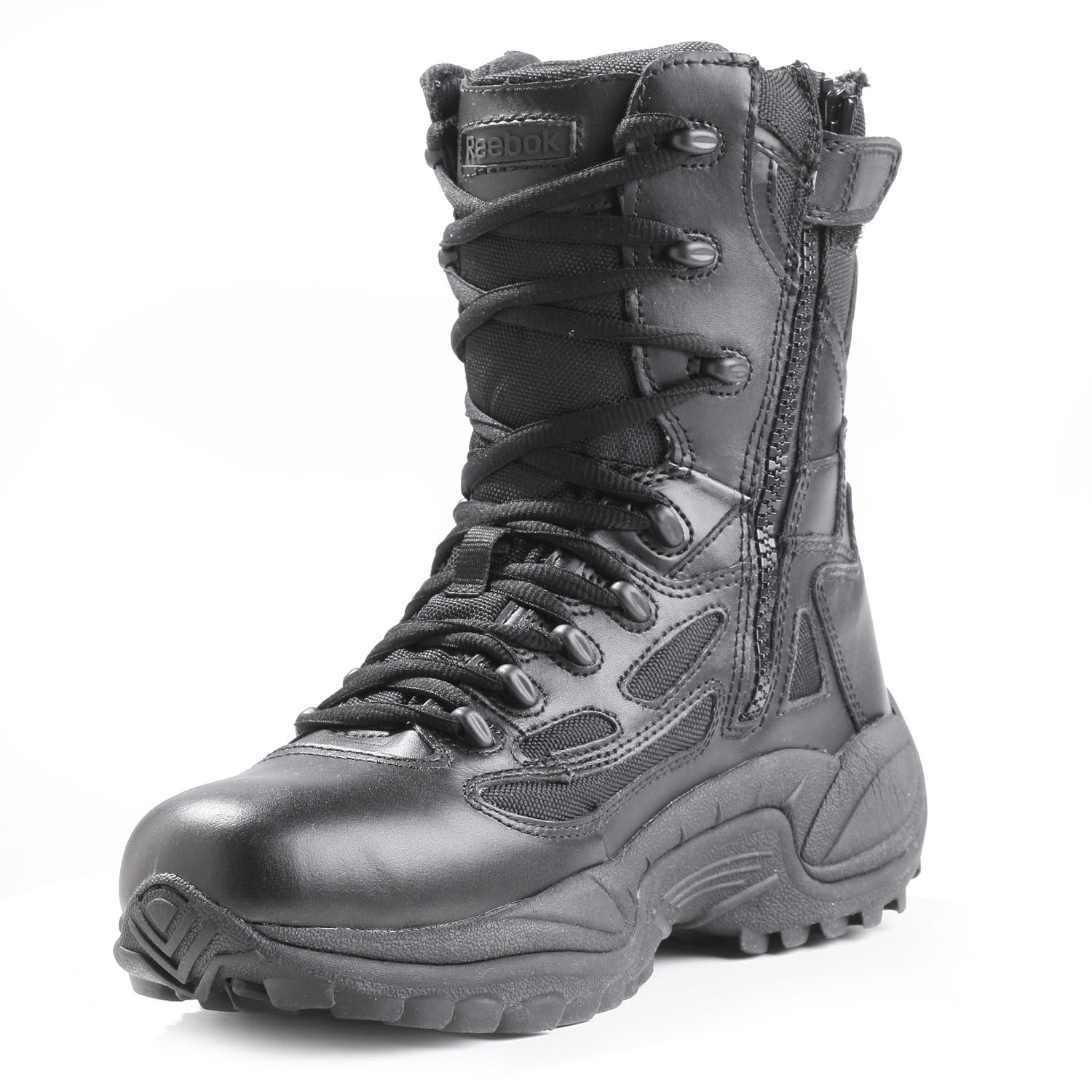 Reebok Women's 8" Rapid Response Side Zip Tactical Boots