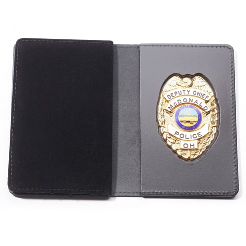 Perfect Fit RFID Blocking Duty Leather Recessed Badge and Do