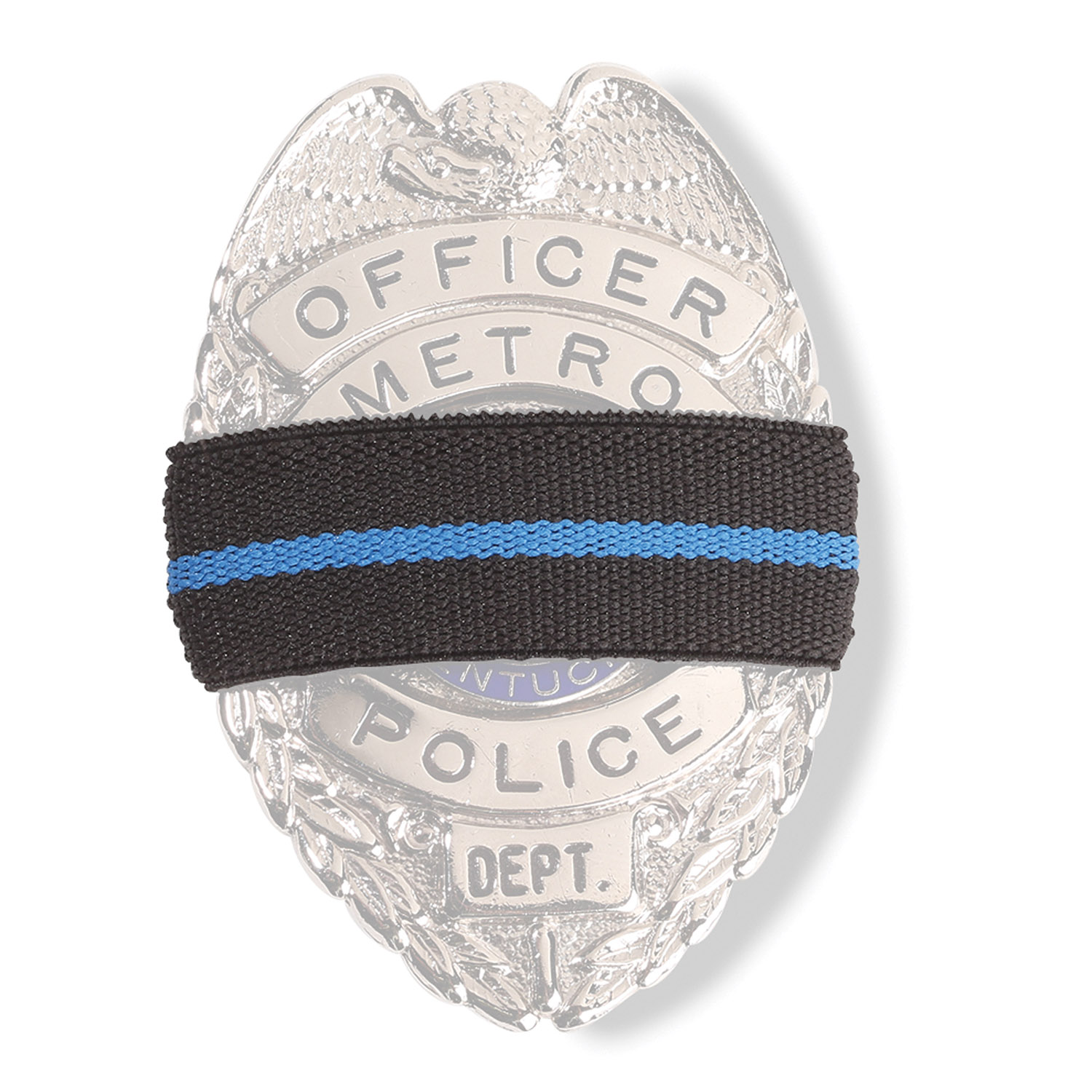 Blue Line Memorial Badge Ribbon