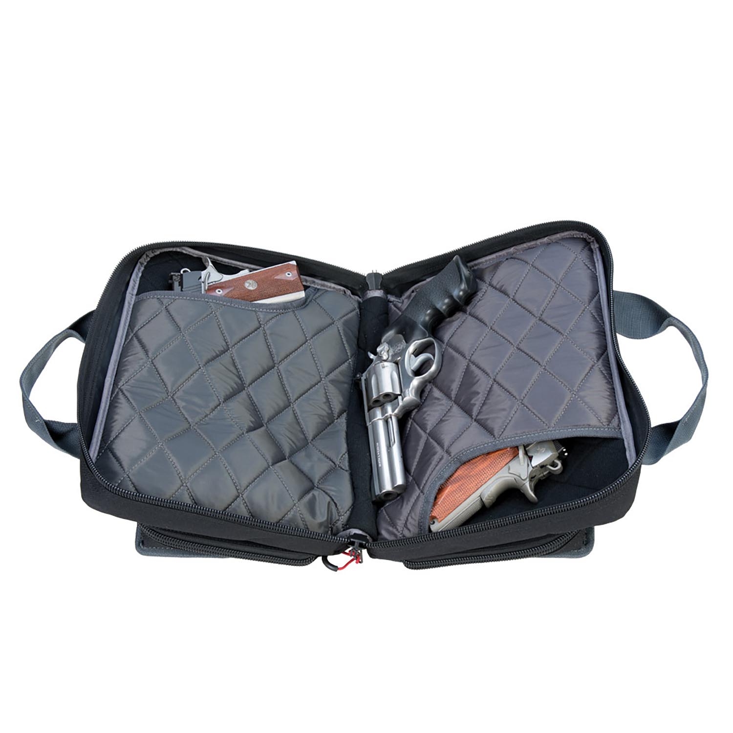 GPS Quad Pistol Range Bag wth Mag Storage and Dump Cups