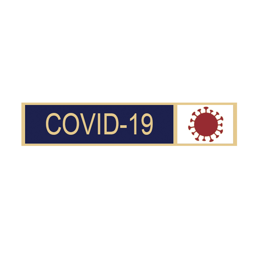 SMITH & WARREN COVID-19 SERVICE BAR W/ 2 SECTIONS & LOGO (1