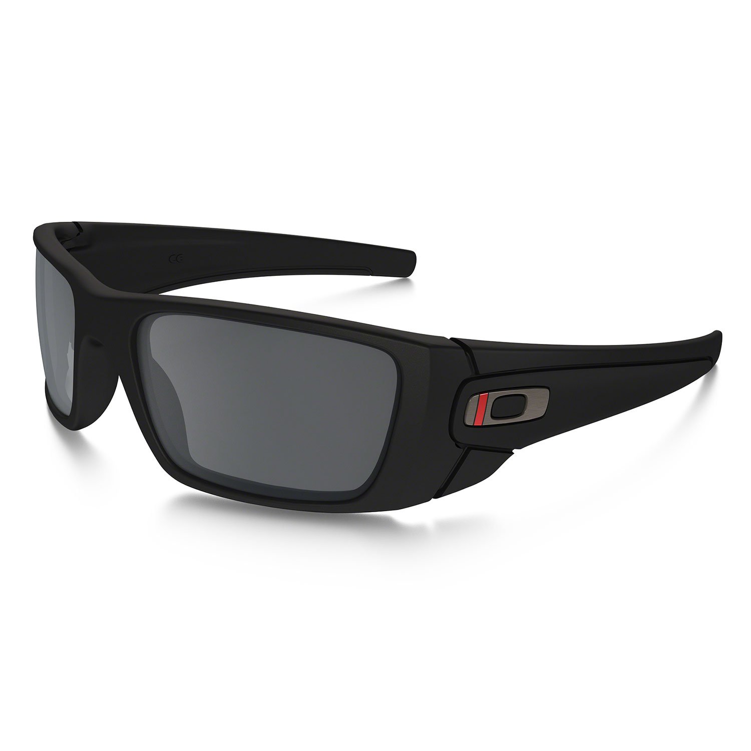 Oakley SI Fuel Cell Thin Redline Satin Black w/ Black Iridiu