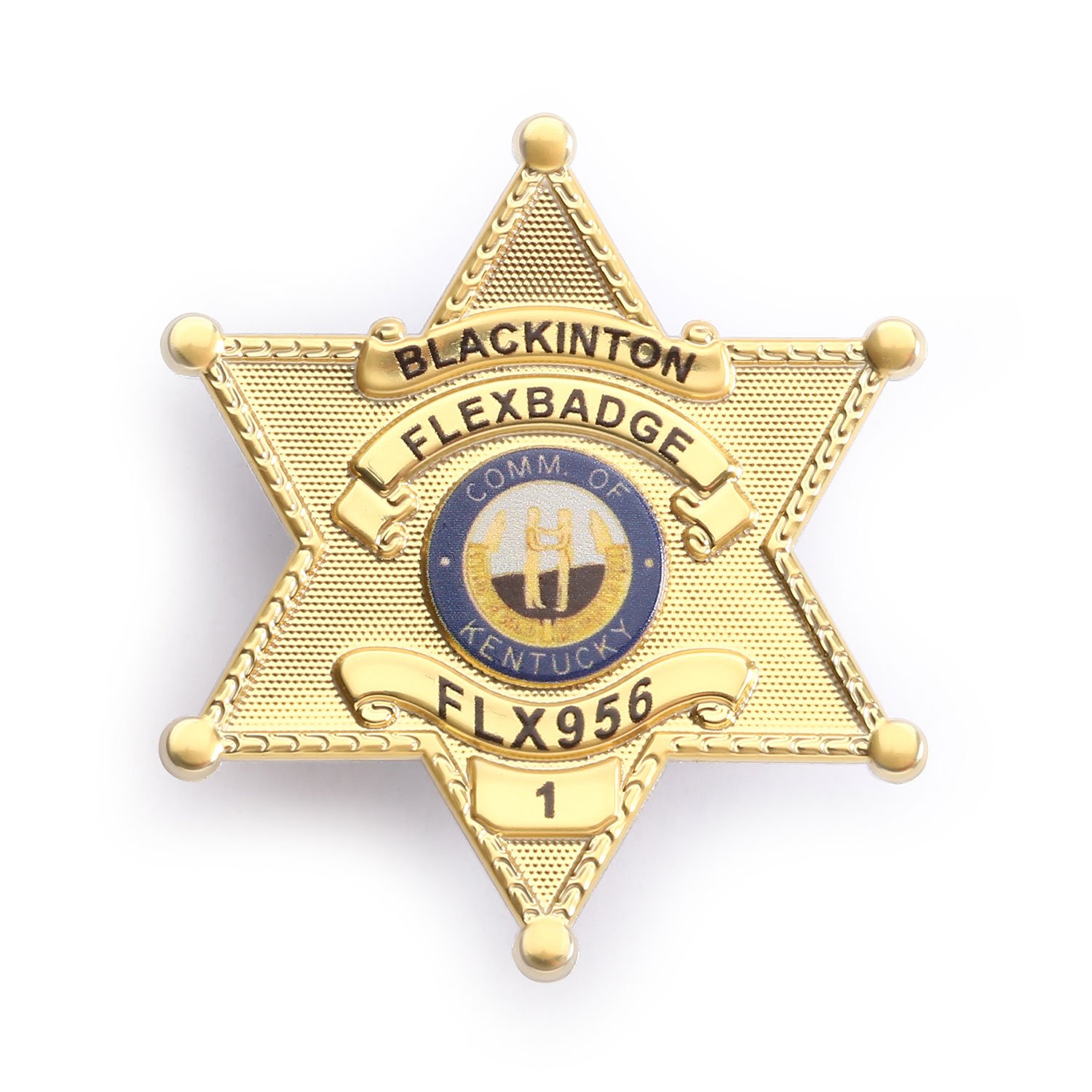 Blackinton FlexBadge FLX956 6-Point Star