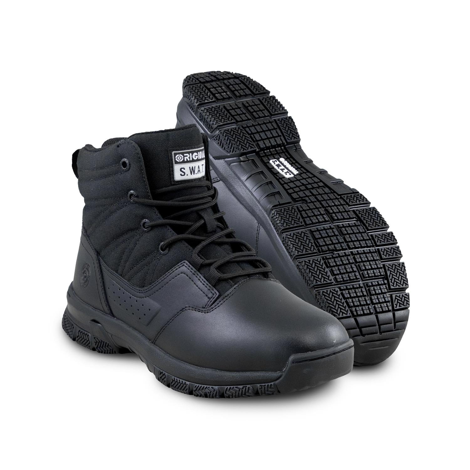 Original S.W.A.T ProTec 6" Side Zip Polishable Boots