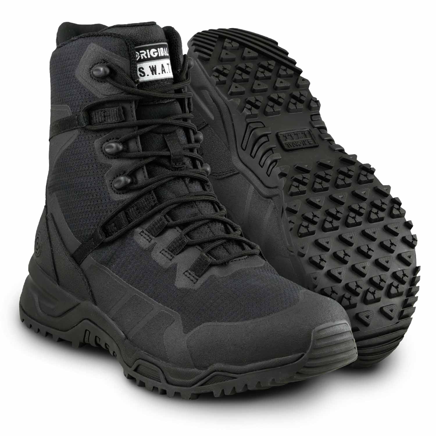 Original SWAT Alpha Fury 2.0 8" Side-Zip Tactical Boots