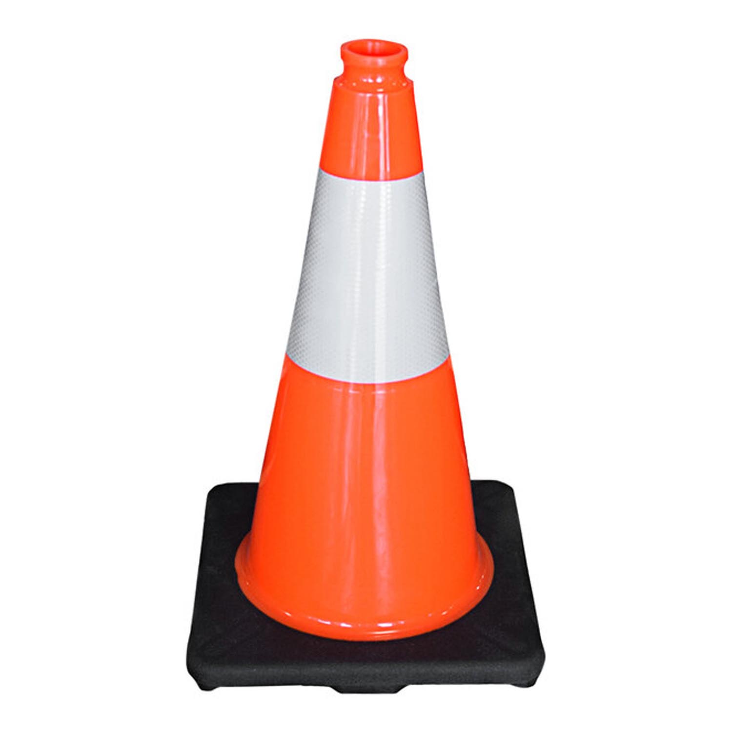 Cortina Tool & Mold 18" Orange Cone with 6" Reflective Colla