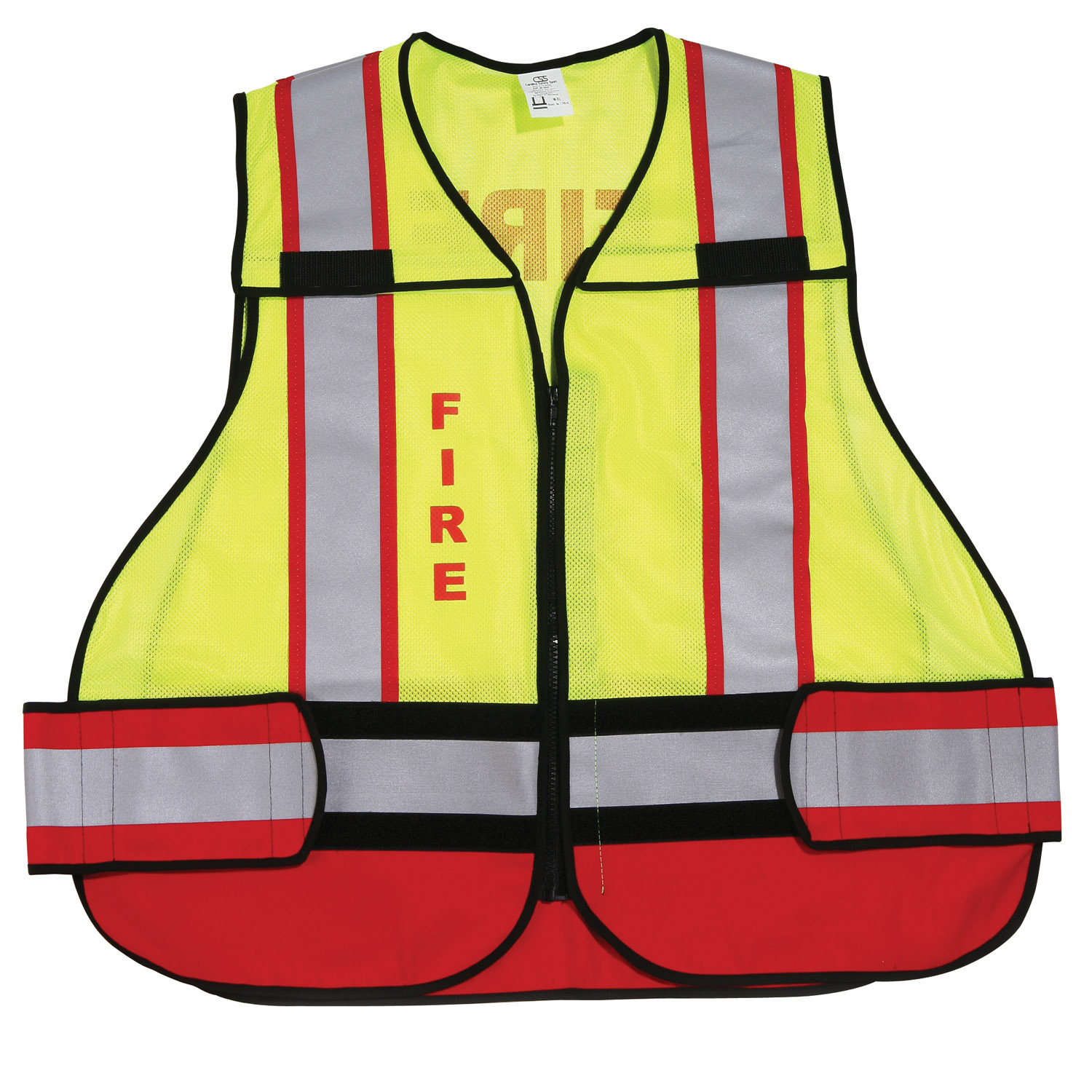 Galls ANSI/ISEA 107-2015 Type P-Class 2 Safety Vest with Col