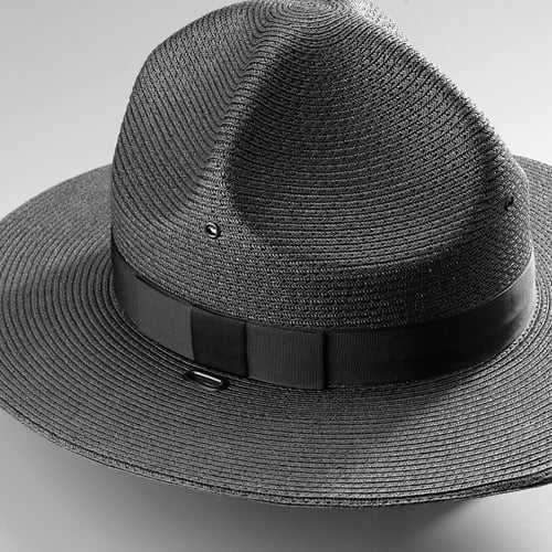 Galls Straw Triple Brim Campaign Hat