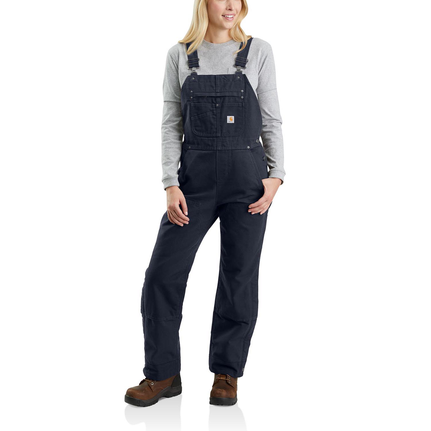 Carhartt Women's Relaxed Fit Duck Insulated Bib Overalls