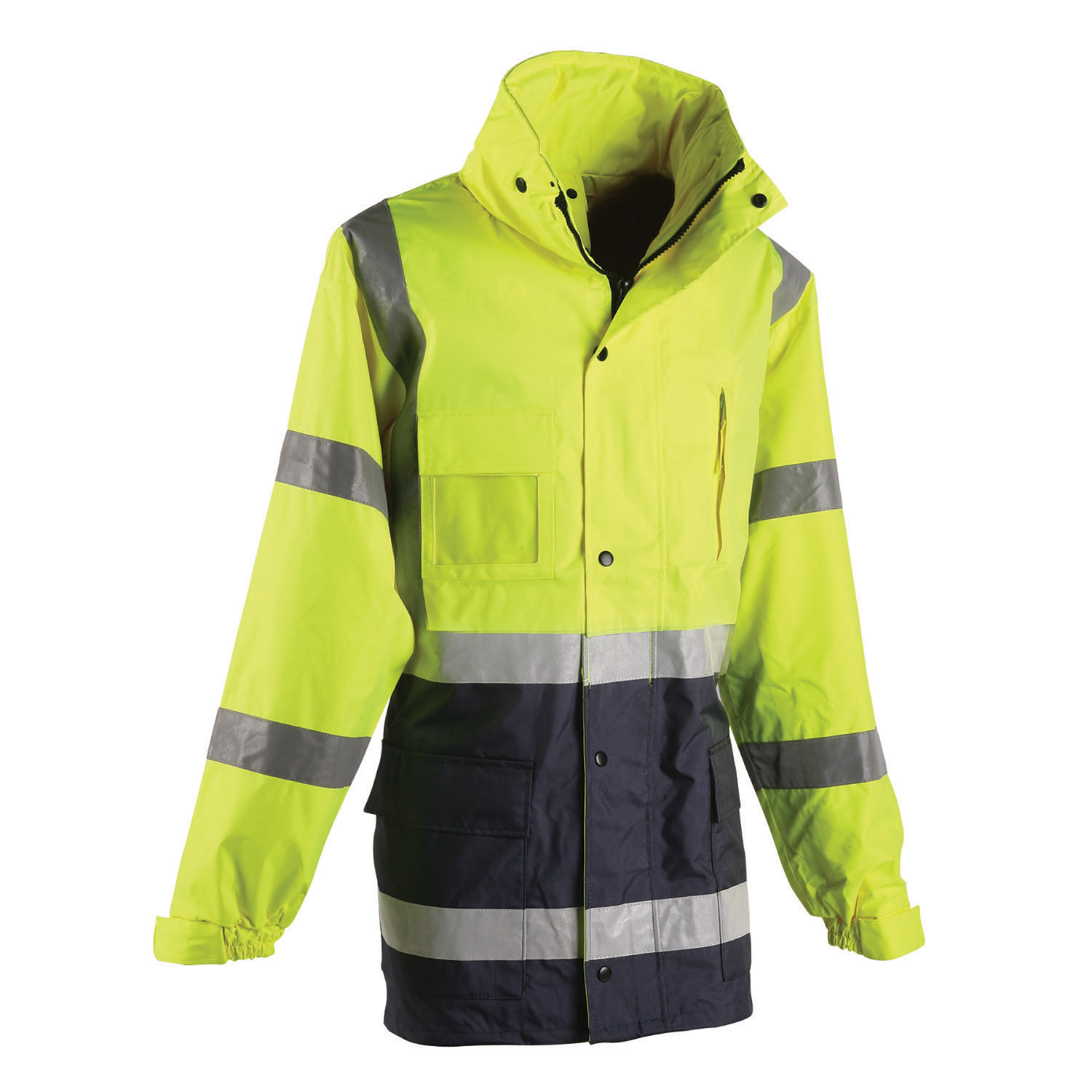 TSA ANSI 3 Two-Tone Reflective Rain Parka