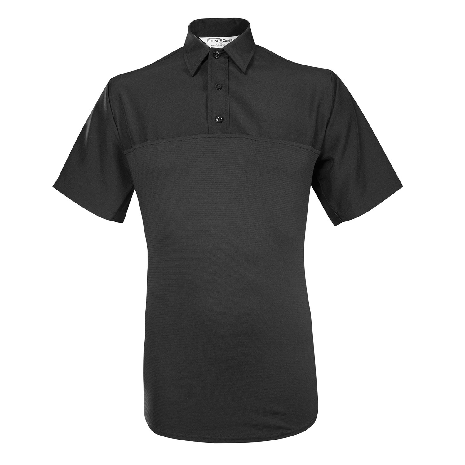 Flying Cross Men's Short Sleeve Polyester Hybrid Performance