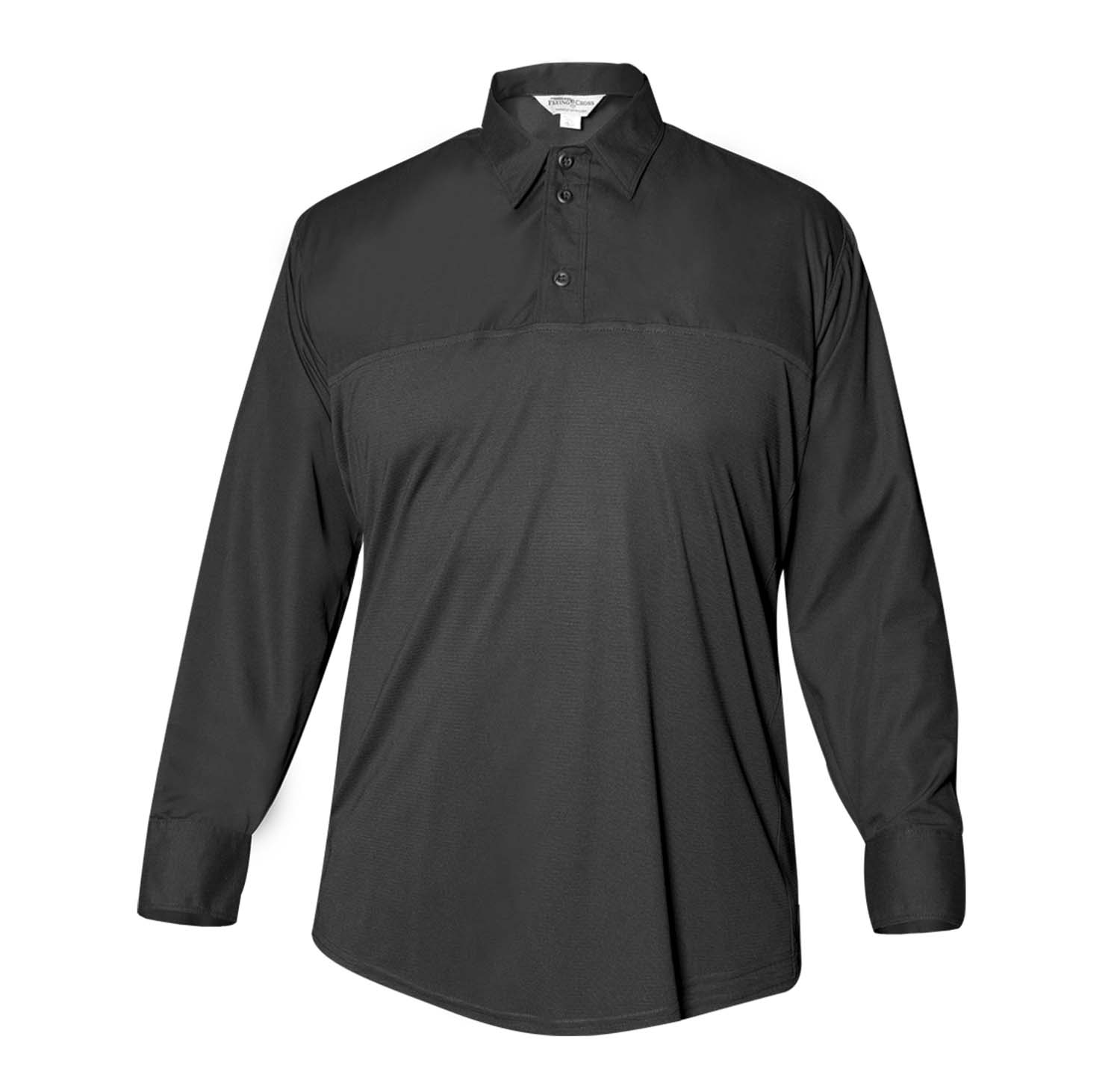 Flying Cross Men's Long Sleeve Polyester Hybrid Performance