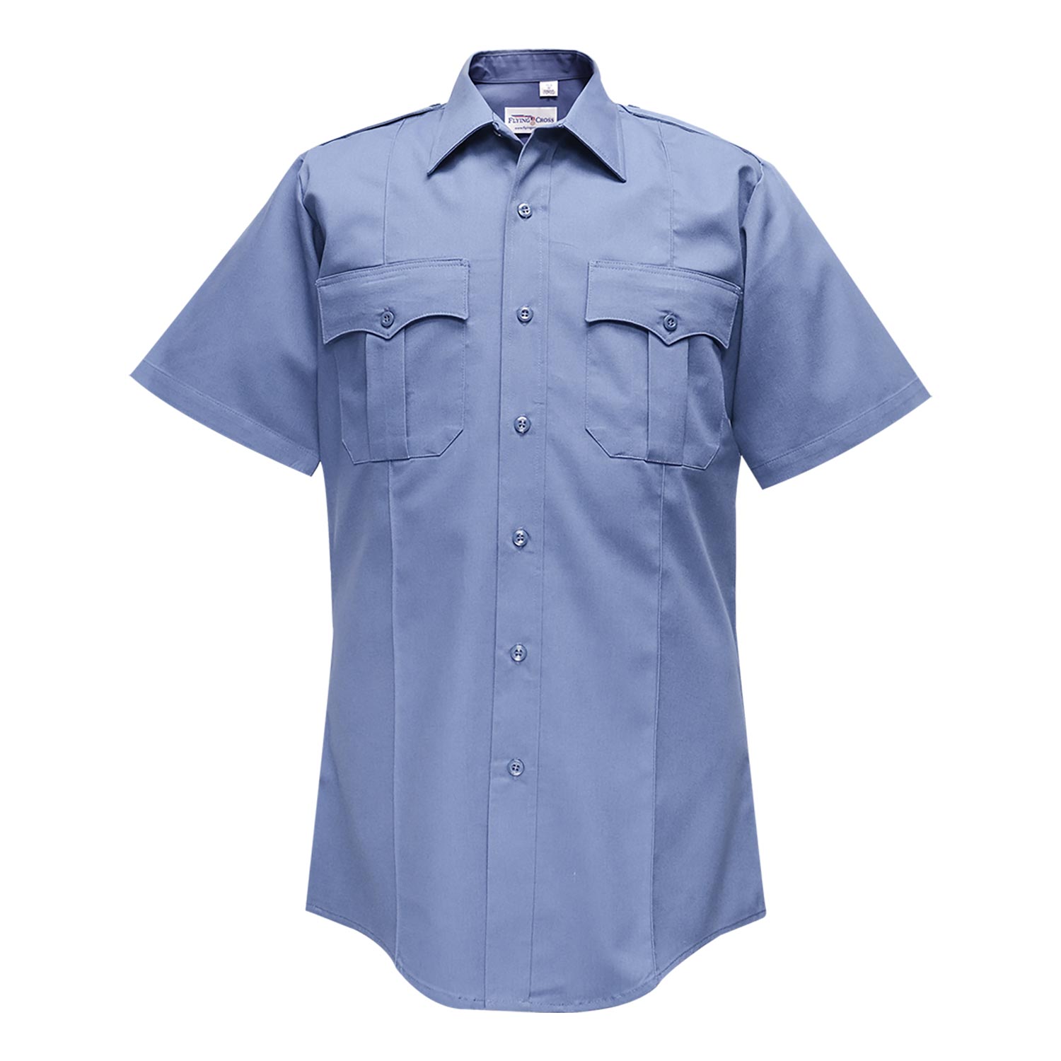 Flying Cross Men's Polyester Cotton Short Sleeve Shirt