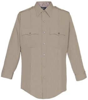 FLYING CROSS MEN'S L/S COMMAND SHIRT W /ZIPPER