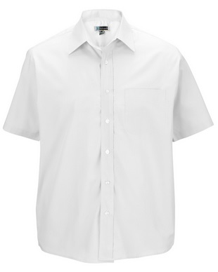 Edwards Men's Value Broadcloth Short Sleeve Shirt