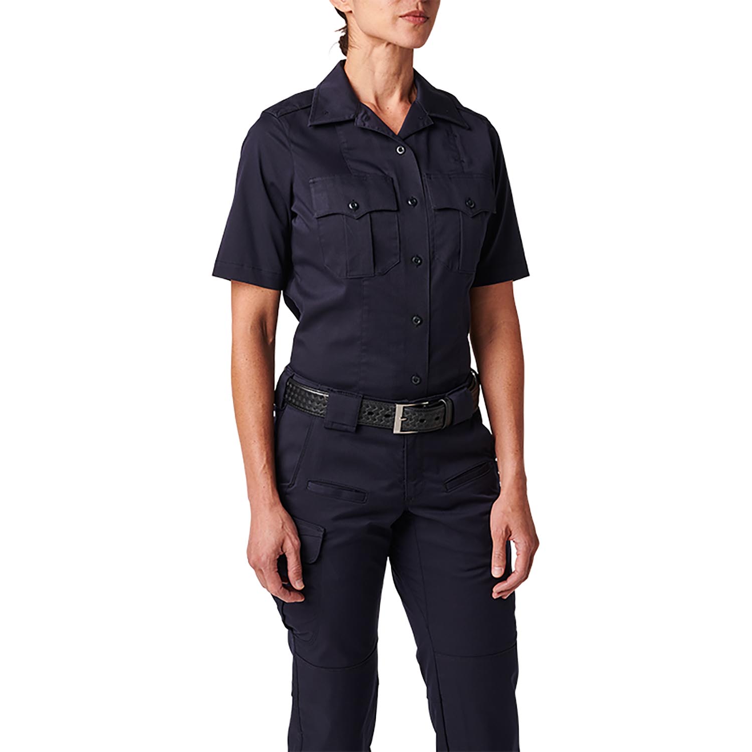 5.11 Women's NYPD Stryke Twill Short-Sleeve Shirt