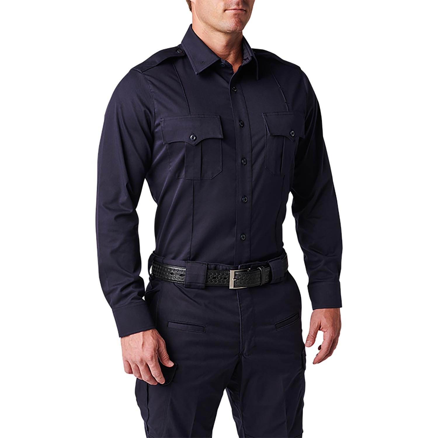 5.11 Mens Nypd Stryke Twill Long Sleeve Shirt