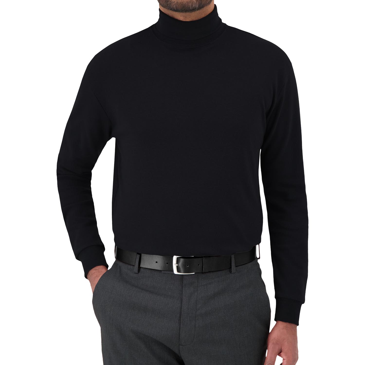 Cobmex Men's Long Sleeve Classic Turtleneck