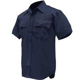 TACT SQUAD MENS SHORT SLEEVE POLYESTER COTTON SHIRT