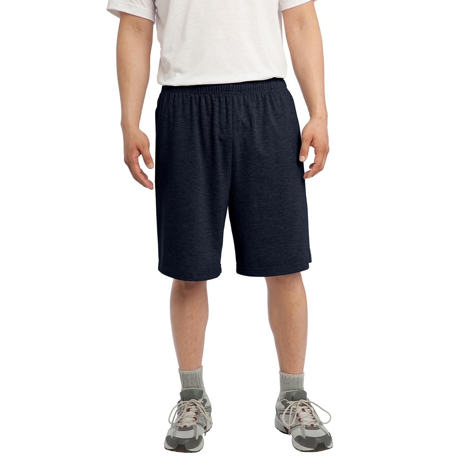 Sport Tek Jersey Knit Shorts with Pockets