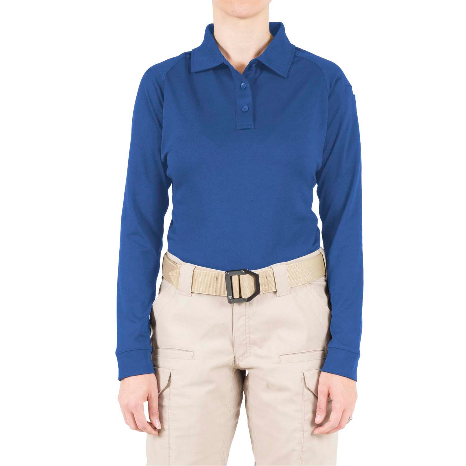 First Tactical Women's Long Sleeve Performance Polo