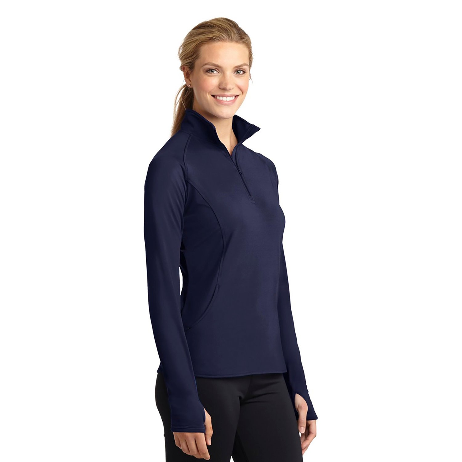 Sport Tek Ladies Stretch Pullover Sweatshirt