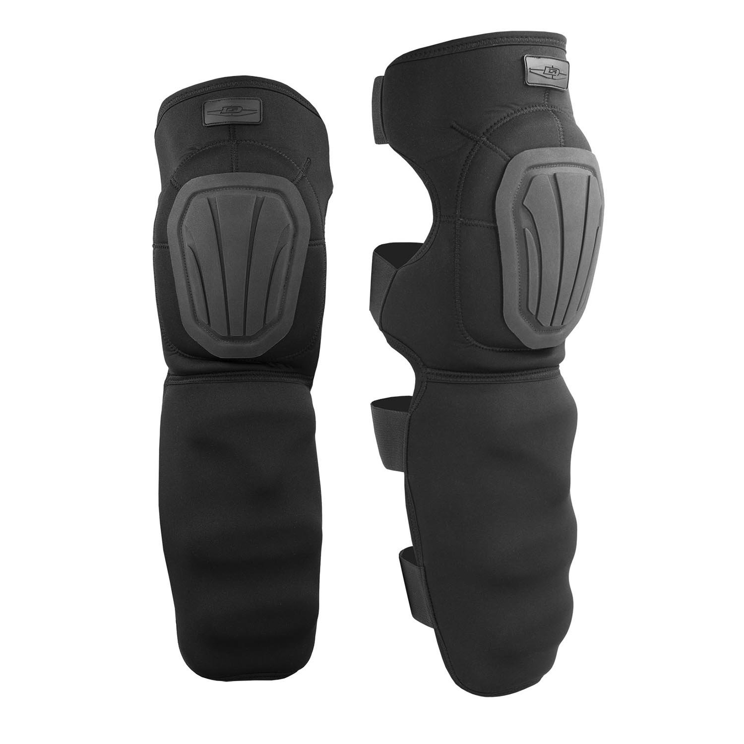 Damascus Neoprene Knee/Shin Guards with Non-Slip Knee Caps