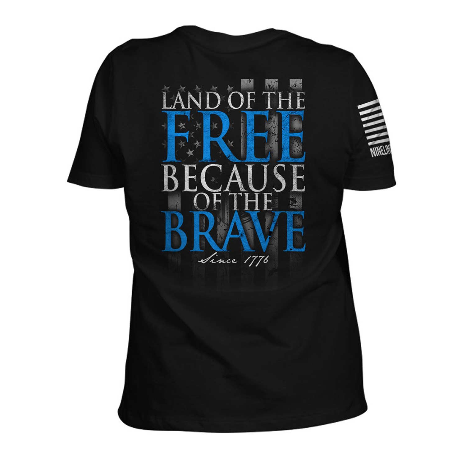 NINE LINE WOMENS BECAUSE OF THE BRAVE T-SHIRT