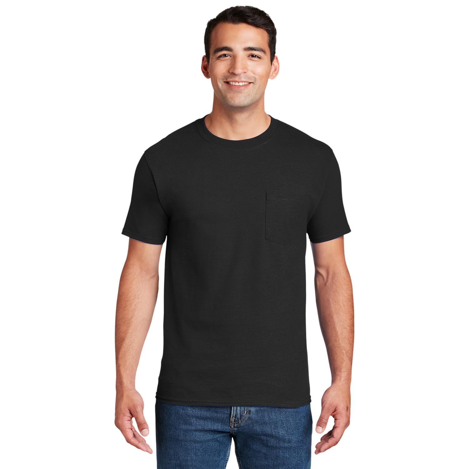 Hanes Beefy-T Cotton T-Shirt with Pocket