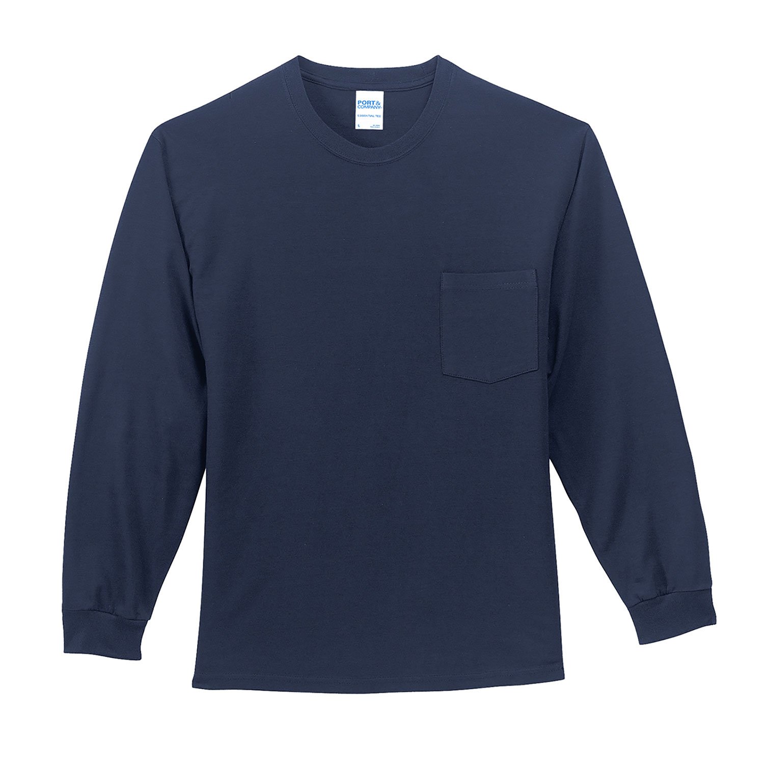 Port & Company Long Sleeve Essential Pocket Tee