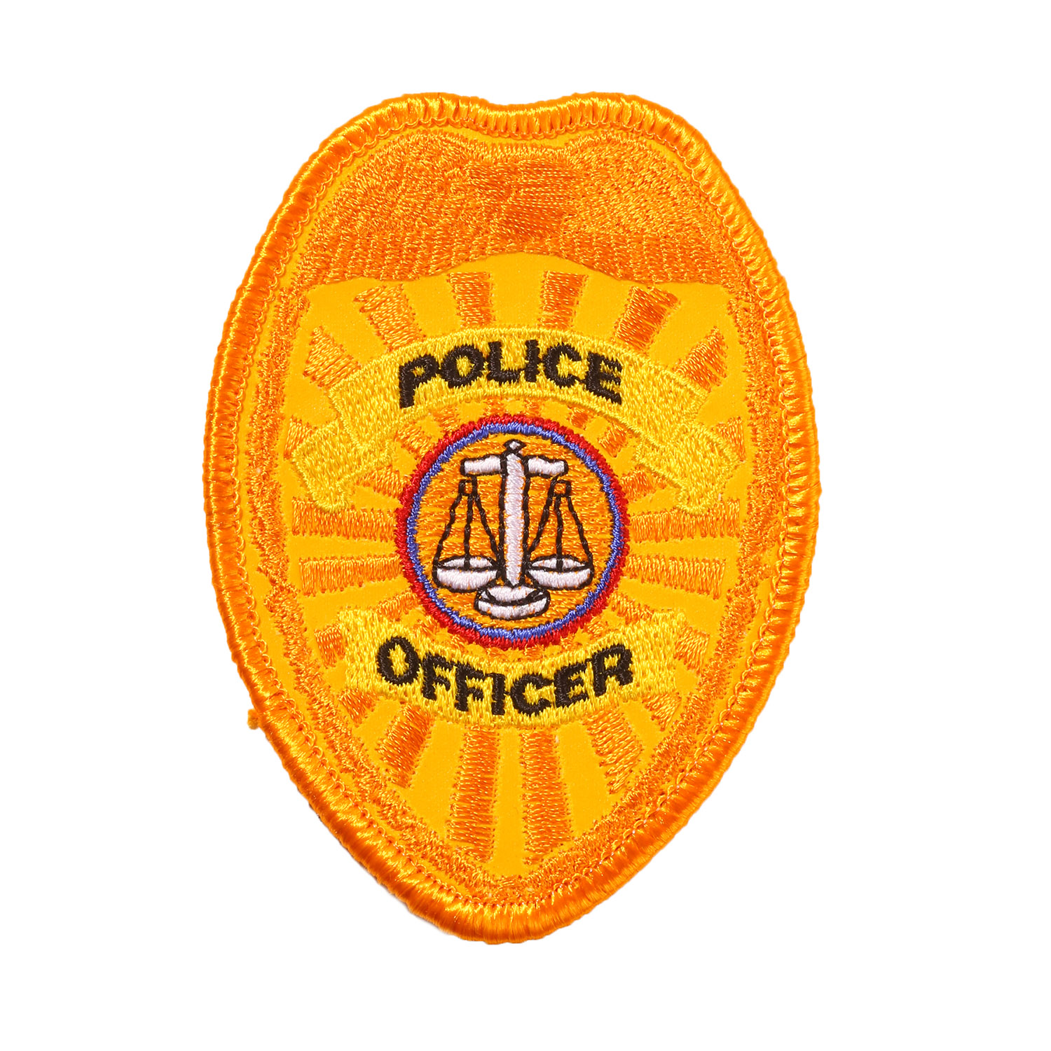 PENN EMBLEM POLICE OFFICER BADGE EMBLEM (REFLECTIVE FINISH)