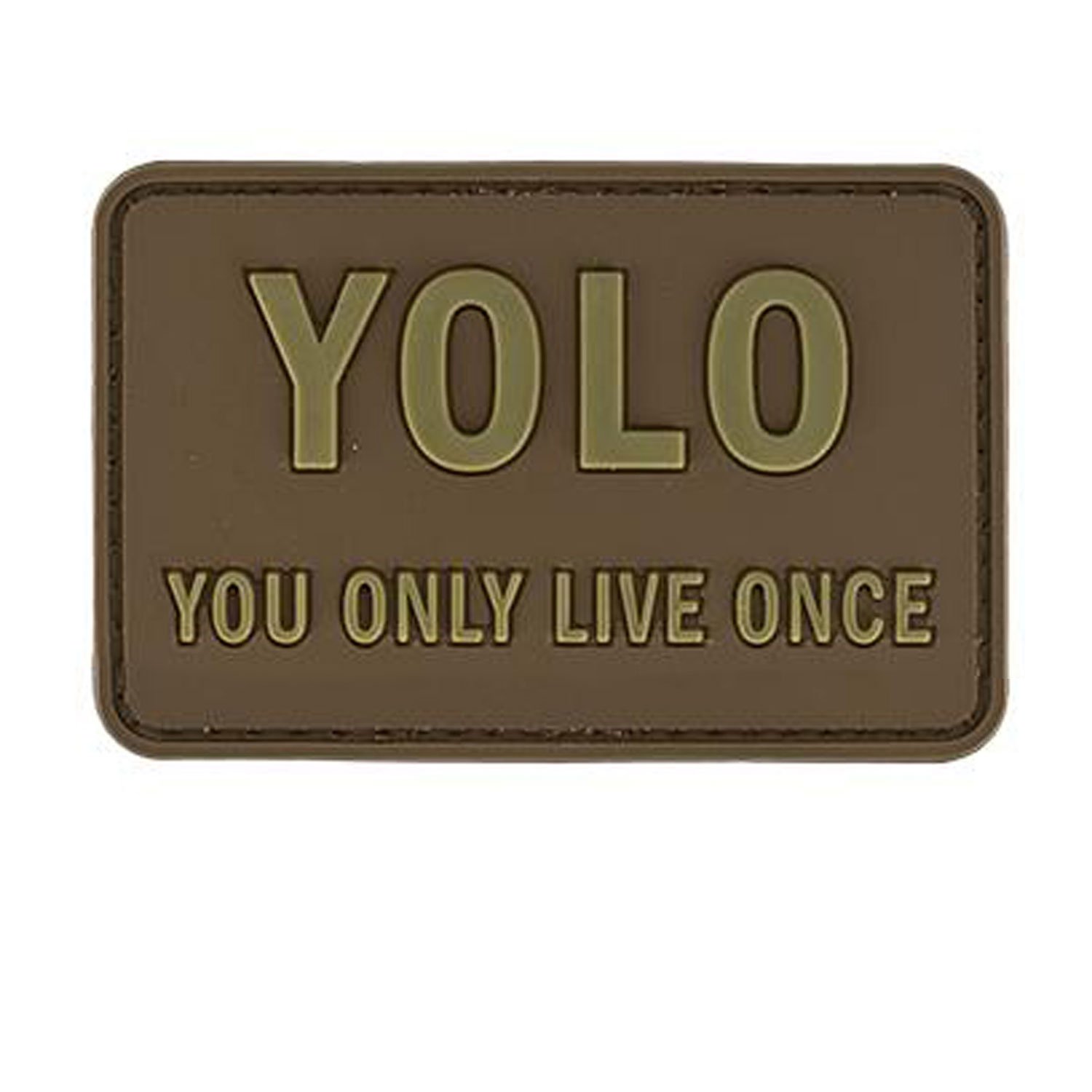 PFI Fashions 'You Only Live Once' Tactical PVC Morale Patch