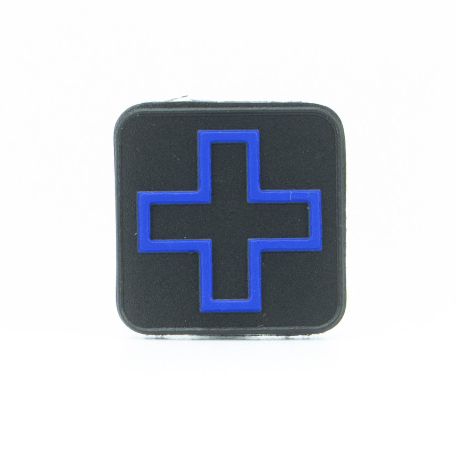 ELEVEN 10 1" BLACK WITH BLUE CROSS PVC PATCH