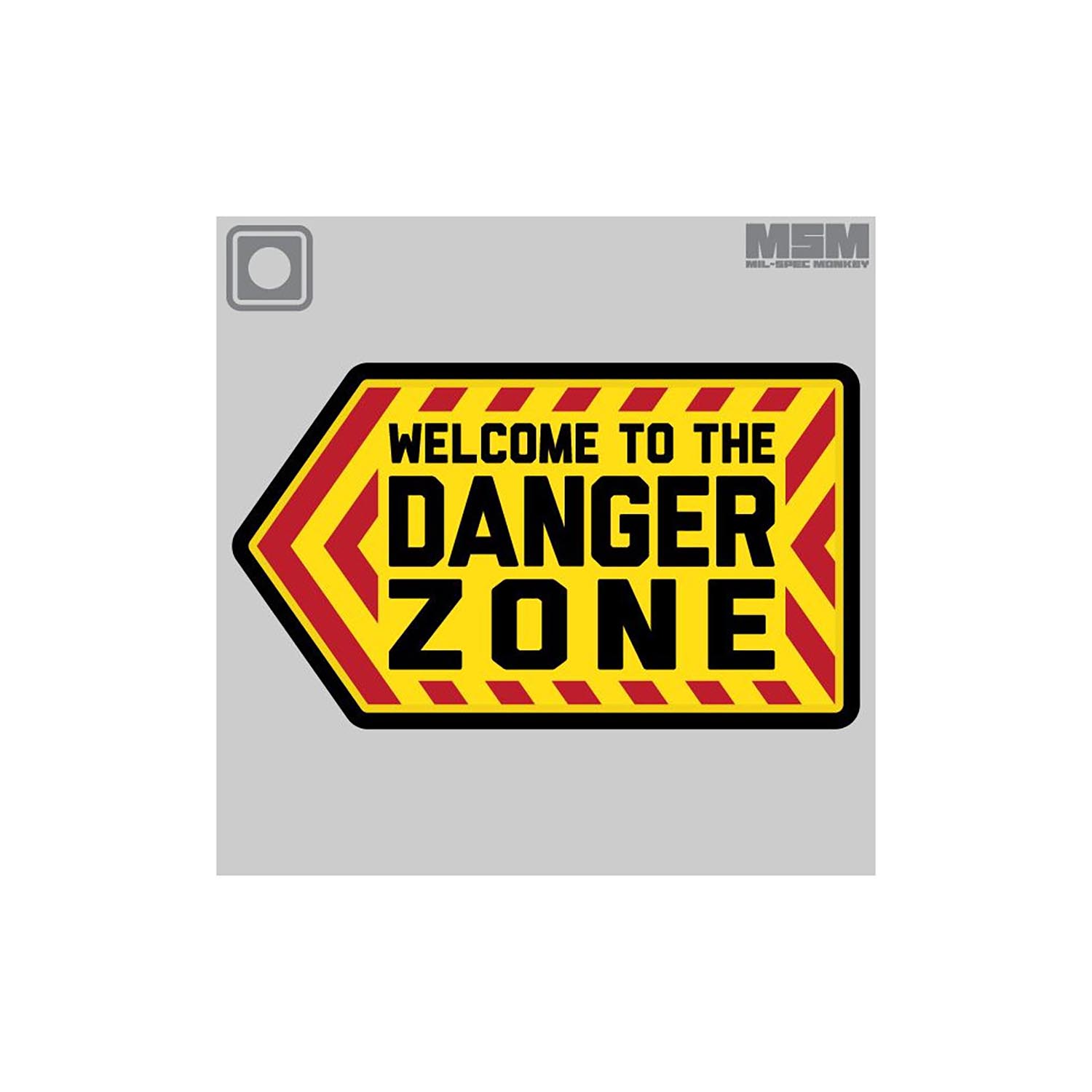 Mil-Spec Monkey Danger Zone PVC Morale Patch