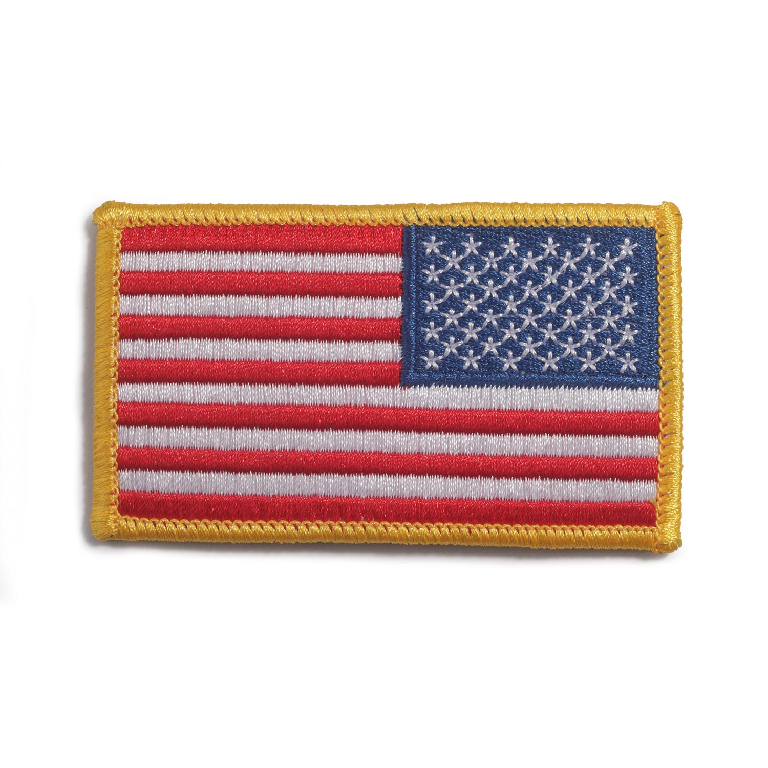 MILITARY PATCHES: REVERSED FLAG EMBLEM FOR RIGHT SLEEVE