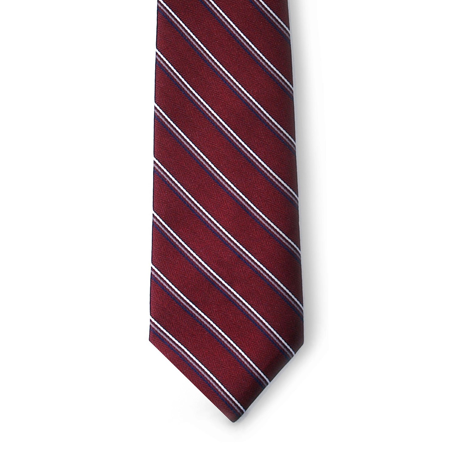 LawPro Striped Clip-On Tie