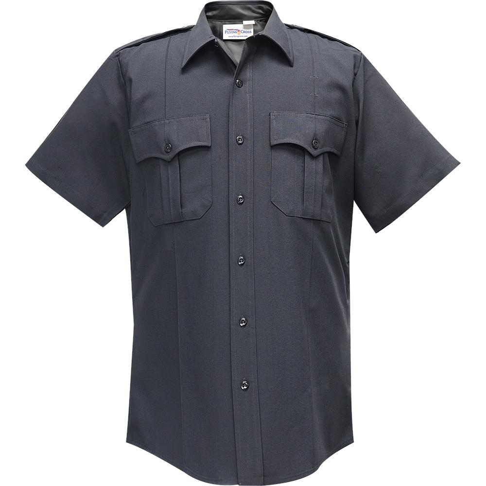 Flying Cross MENS S/S COMMAND SHIRT W/OUT ZIPPER