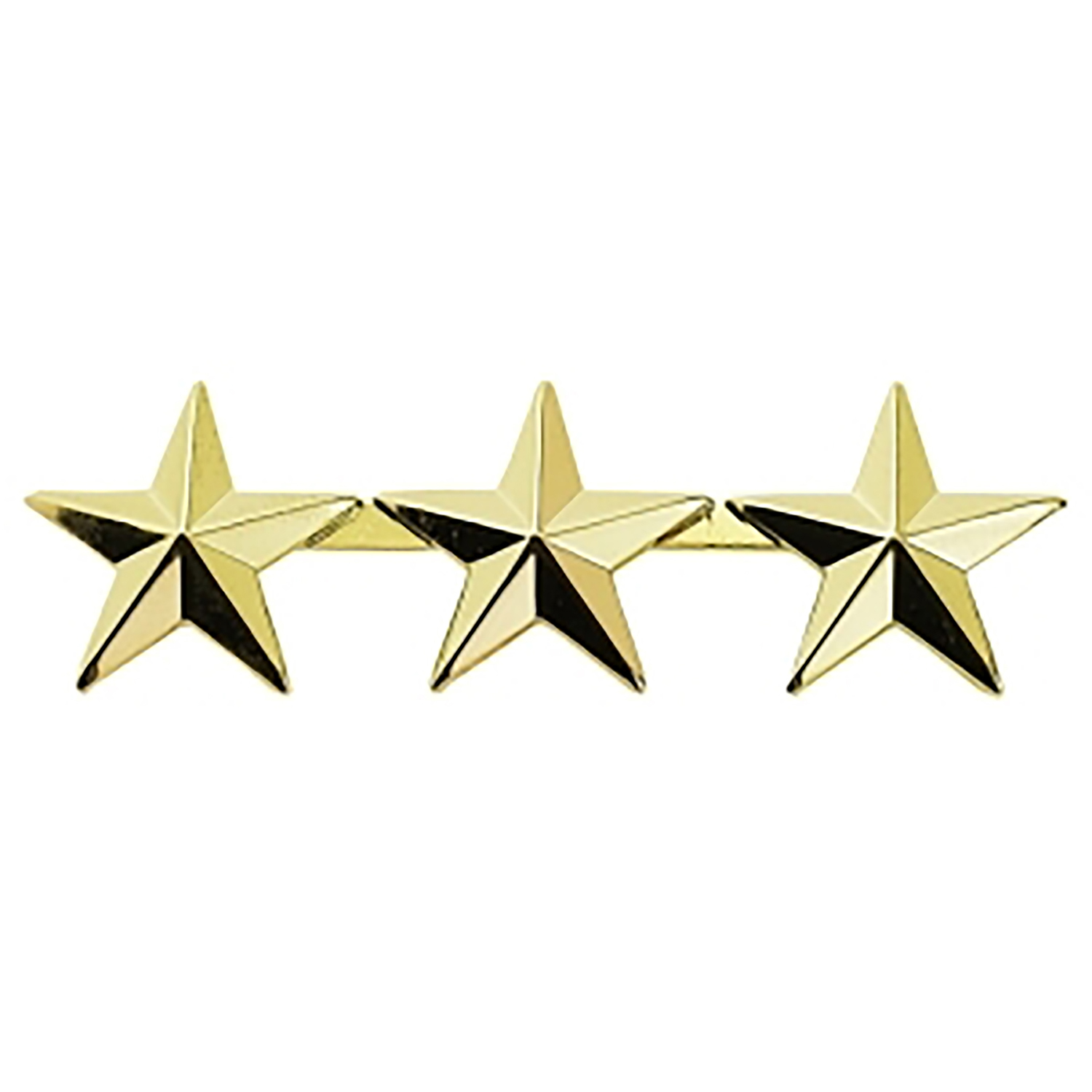 Hero's Pride Half Inch Metal Service Stars with Clutchback