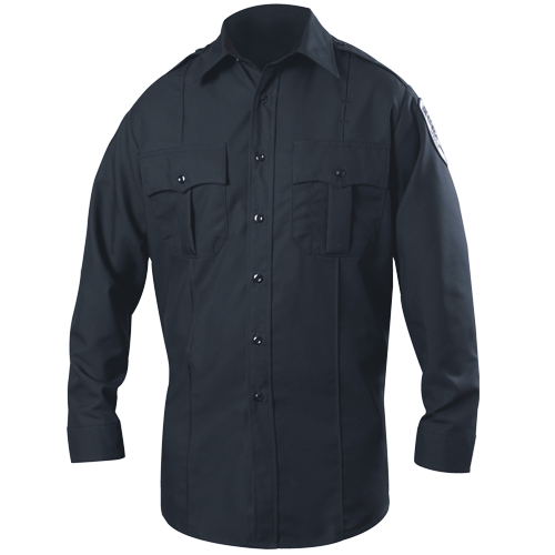 Blauer Long Sleeve Zippered Polyester Shirt