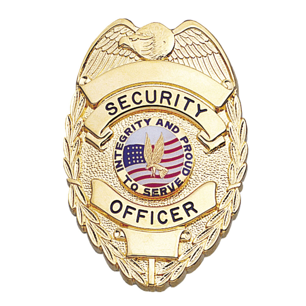 LawPro Deluxe Security Officer Shield Badge