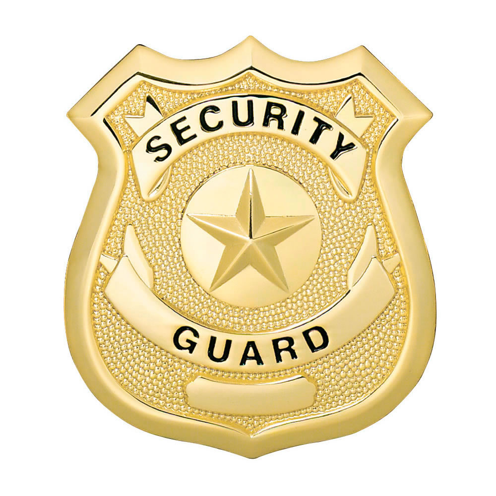 LawPro Security Guard Shield with Star Badge