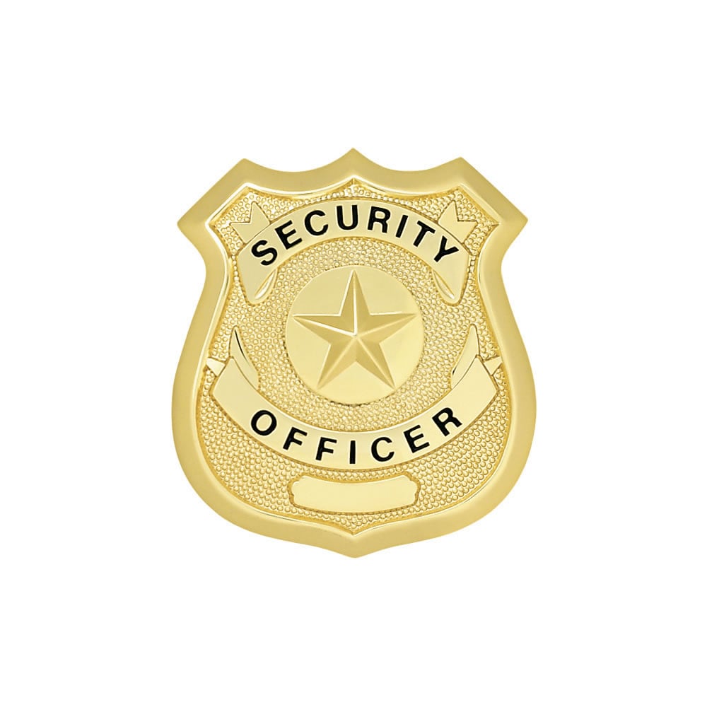 LawPro Security Officer Hat Badge