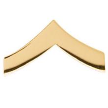 LawPro 3/4" Collar Metal Rank Insignia, Private