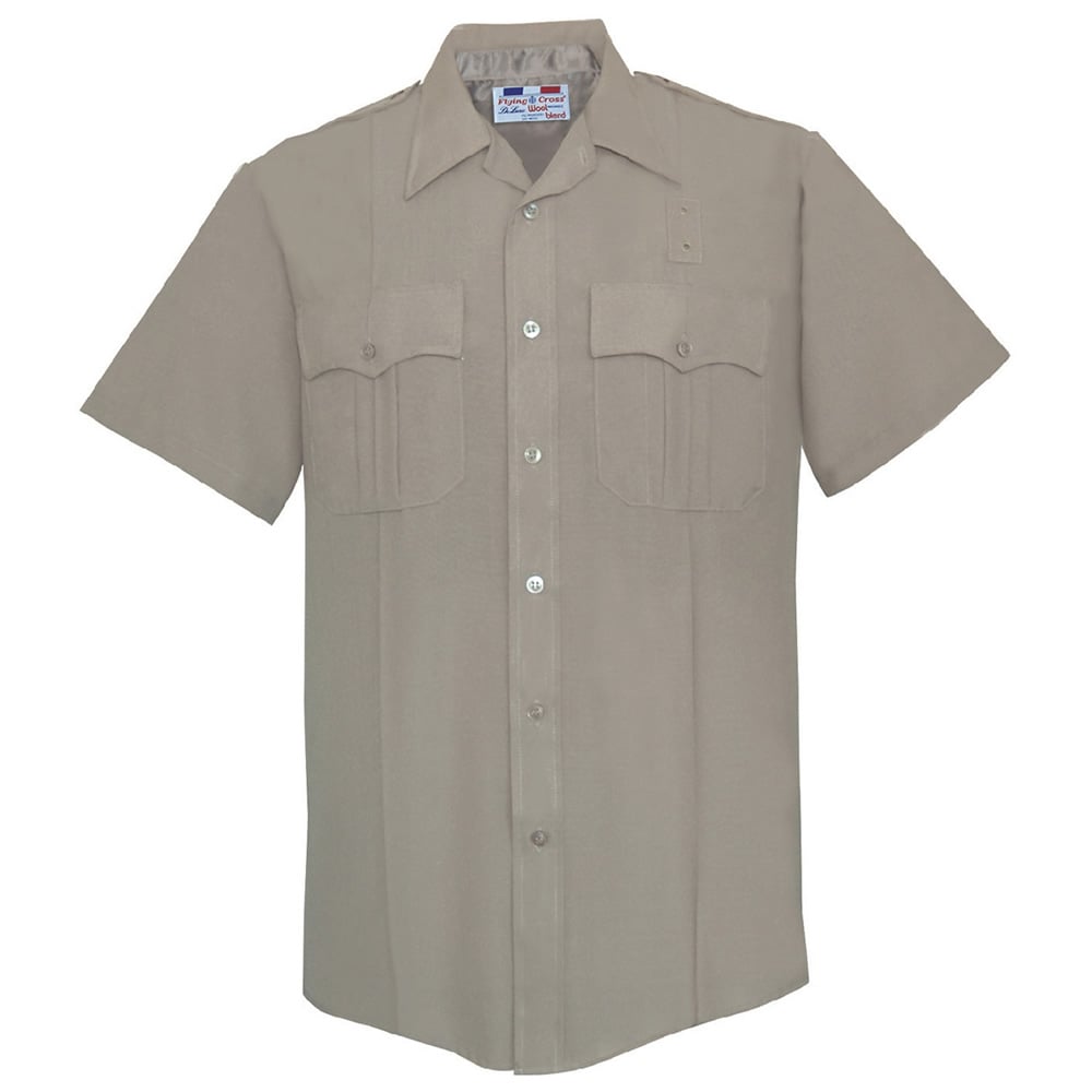 Flying Cross Poly Wool Short Sleeve Shirt